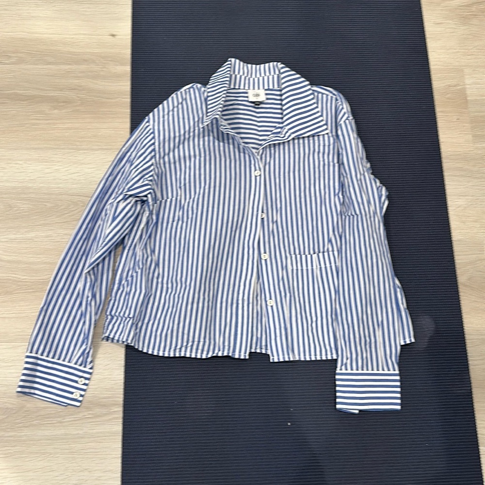Cabi striped blouse